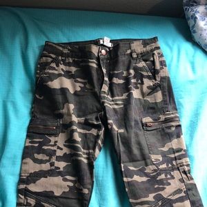 Camo pants.